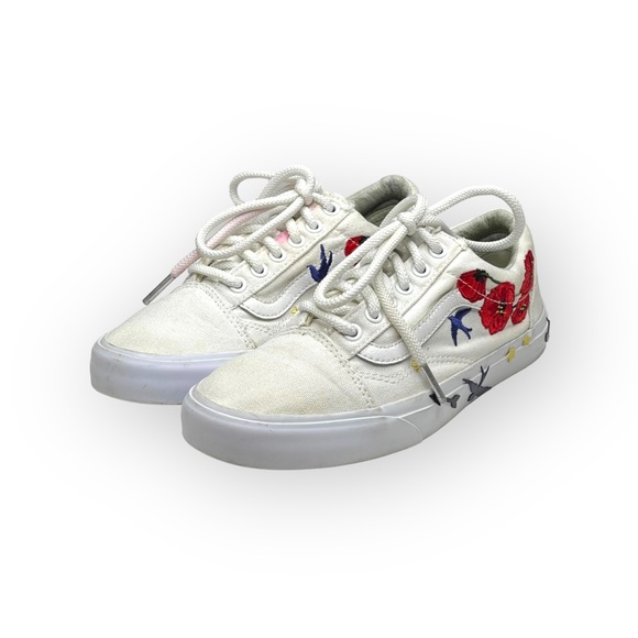 Vans® ✌︎  Old Skool Limited Edition Desert Embellished Sneaker ✌︎︎ White ✌︎︎ 7M - Picture 7 of 16